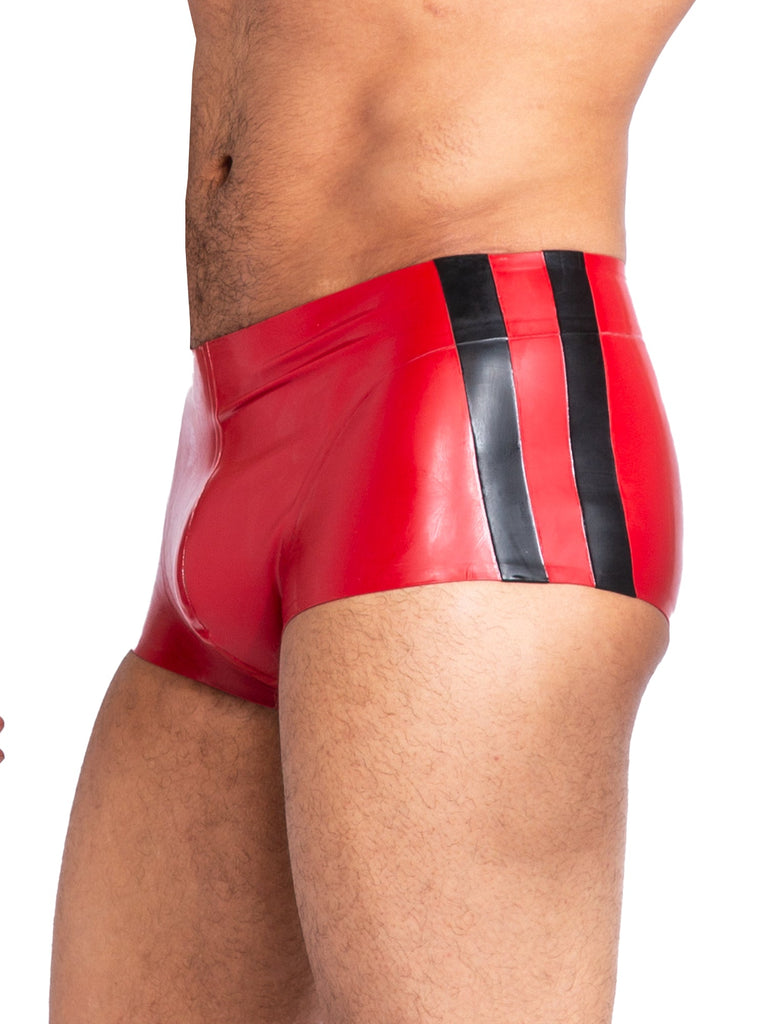 Skin Two UK Blazing Stripe Latex shorts Shorts