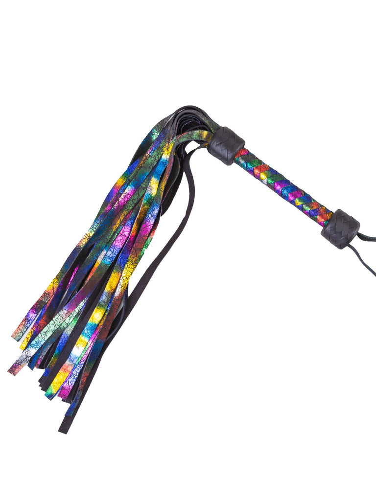 Skin Two UK Rainbow Leather Flogger Flogger