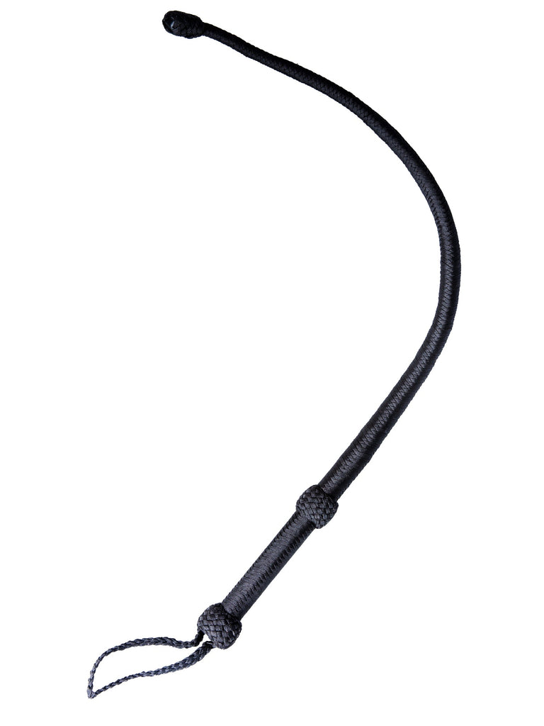 Skin Two UK Cord Wrapped Ball End Whip Black Whip
