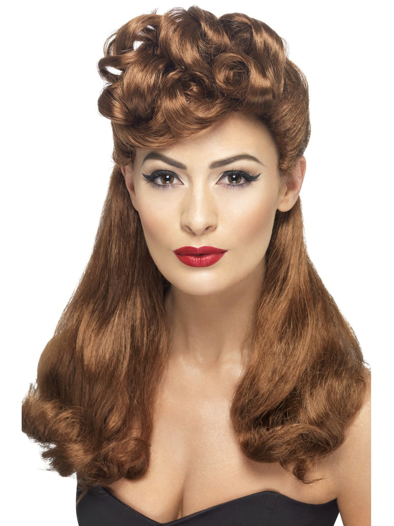Skin Two UK Lucille 40'S Vintage Wig Auburn Wig