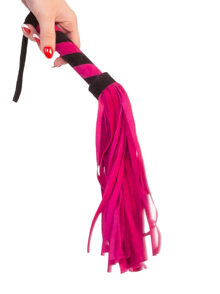 Sensual Suede Flogger Burgundy