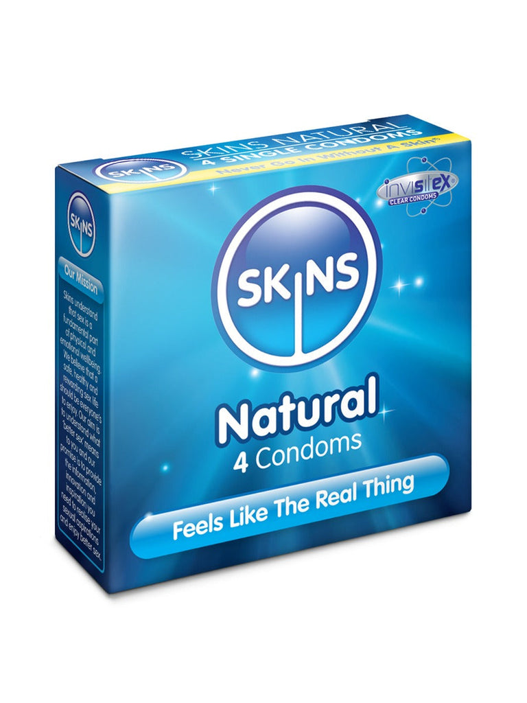Skin Two UK Skins Natural Condoms 4 Pack Condoms