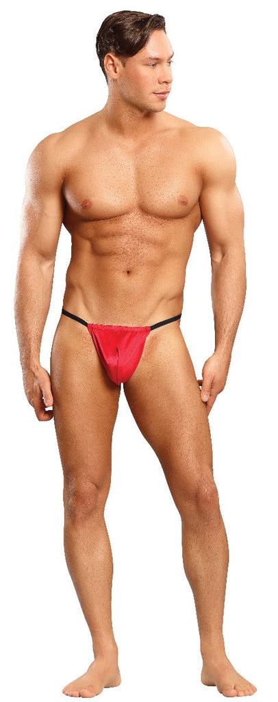 Posing Strap, Red, One Size