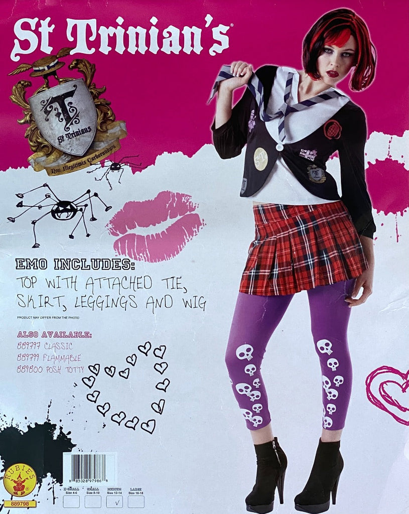SkinTwo.com St. Trinians Costume - Size 12-14 Clearance