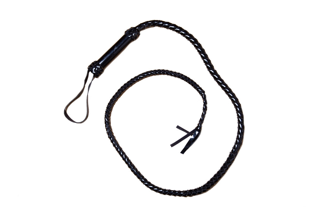 Skin Two UK PVC Bull Whip Black Whip