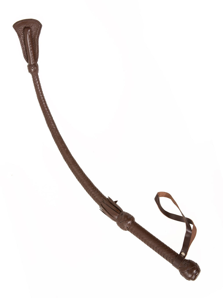 Skin Two UK Bondage Brown Leather Riding Crop Whip