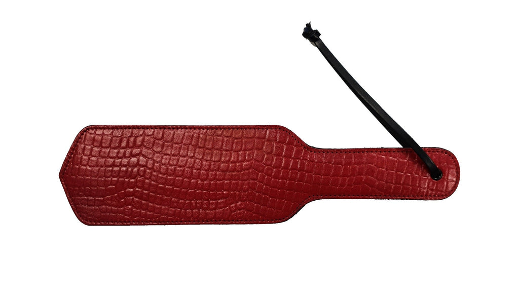 Skin Two UK Burgundy Anaconda Print Paddle Crop