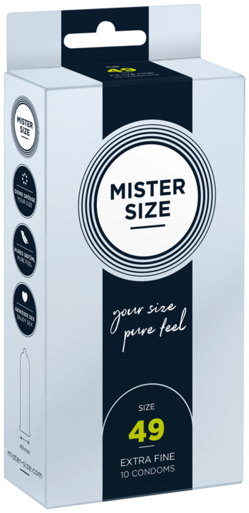 Skin Two UK MISTER SIZE 49mm Condoms 10pcs Condoms