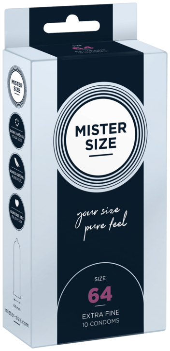 Skin Two UK MISTER SIZE 64mm Condoms 10pcs Condoms