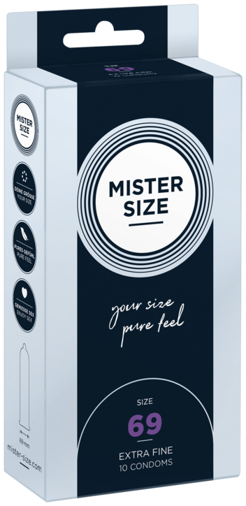 Skin Two UK MISTER SIZE 69mm Condoms 10pcs Condoms